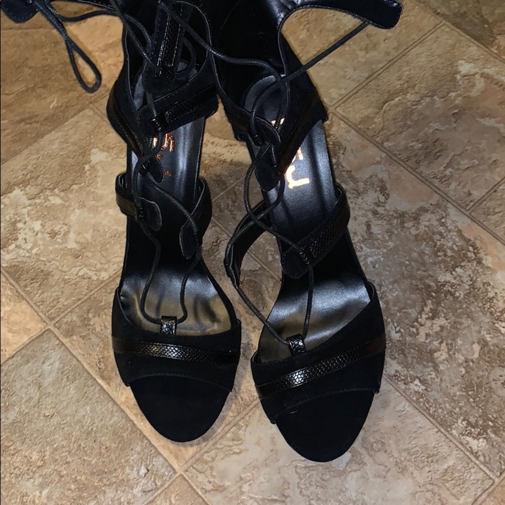 Women’s gladiator heels.